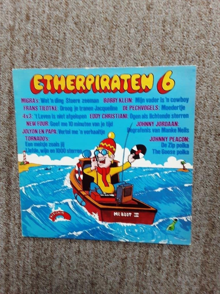 vinyl lp Etherpiraten 6, Gebruikt, Originele persing, Ophalen of Verzenden, Levenslied of Smartlap