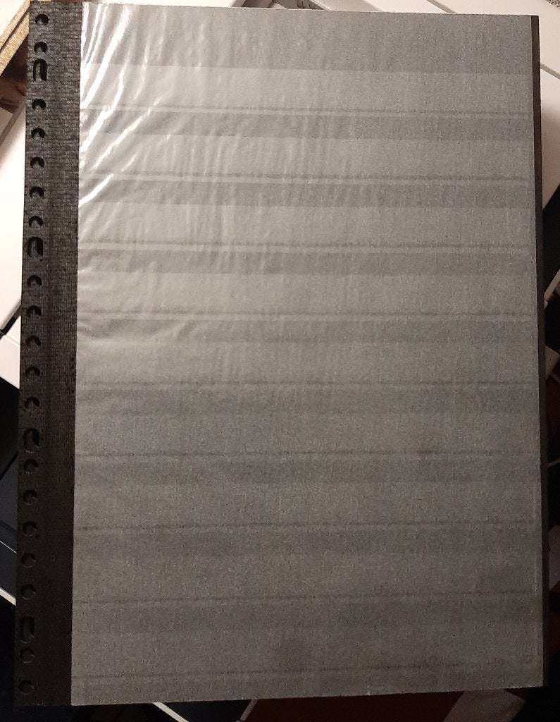 5 Zwarte Dubbelzijdige Postzegel insteekbladen A4 23 Rings, Ophalen, Verzamelalbum