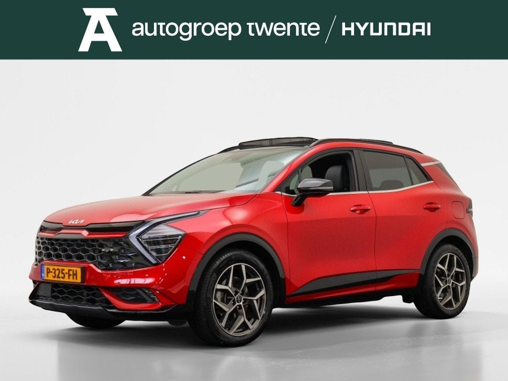 Kia Sportage 1.6 T-GDi Hybrid GT-Line | Pano | Trekhaak | El, Auto's, Kia, Gebruikt, 4 cilinders, 2 kWh, 1650 kg