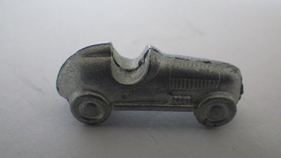 Poppenhuis: Tinnen Race-auto, Ophalen of Verzenden, Nieuw, Poppenhuis