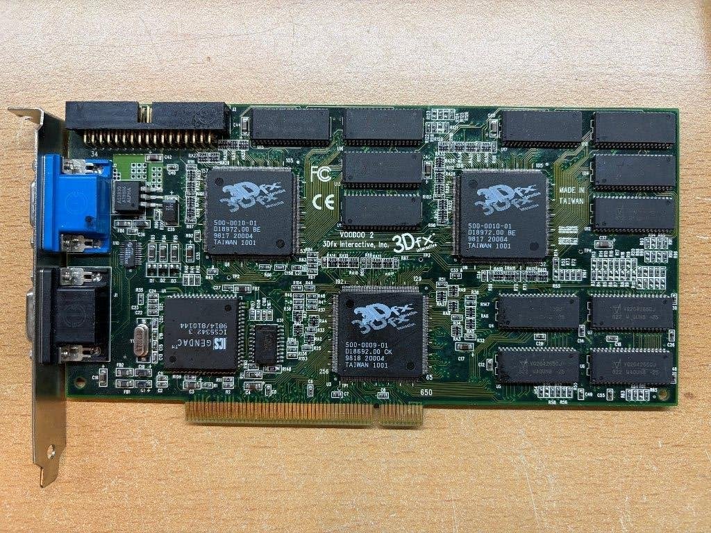 3DFX Voodoo2 12mb (DEFECT), Computers en Software, Videokaarten, Niet werkend, Overige chipsets, PCI, Overige soorten, VGA, Ophalen of Verzenden