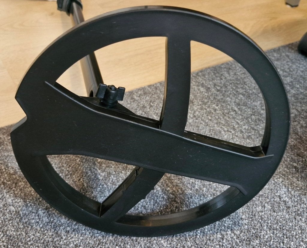XP Deus 1 zoekschijf zwart 22.5cm, Hobby en Vrije tijd, Metaaldetectors, Ophalen of Verzenden, Nieuw, Meer dan 30 cm, XP