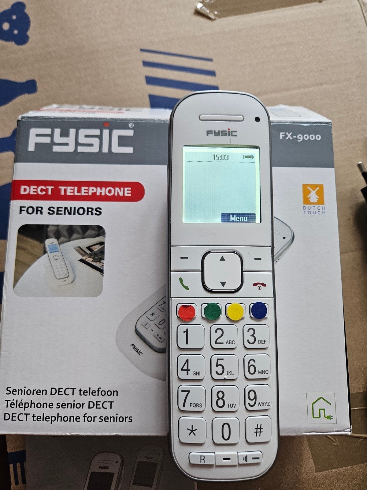 Fysic FX-9000 Senioren DECT Telefoon, Ophalen of Verzenden, Zo goed als nieuw, 1 handset