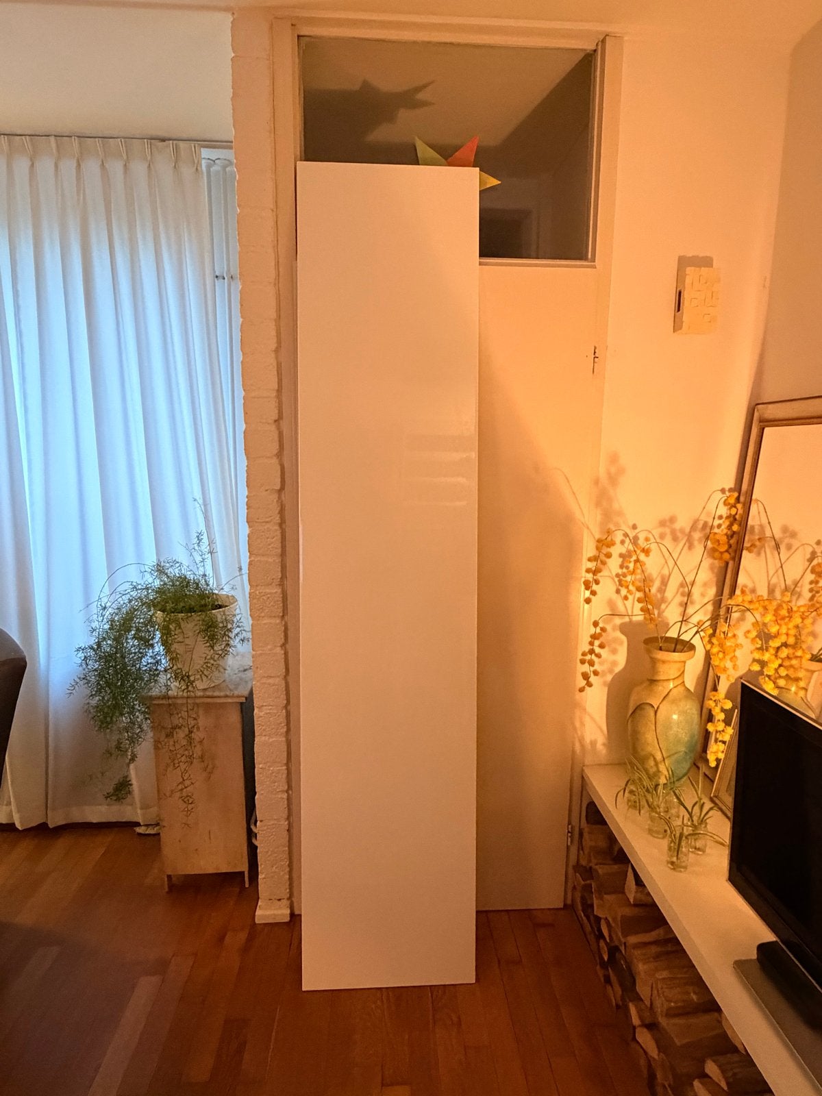 IKEA FARDAL Pax kastdeur, hoogglans wit, 50x229 cm, Huis en Inrichting, Kasten | Kledingkasten, Ophalen, Overige materialen, 200 cm of meer