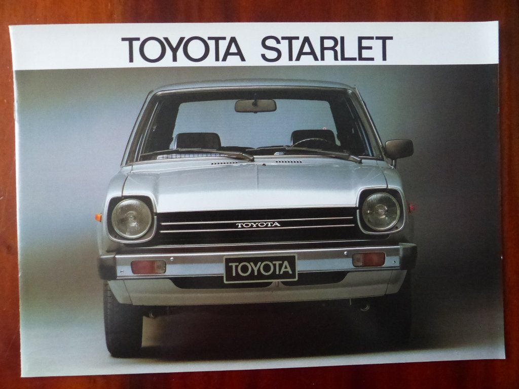 Toyota Starlet 1979 brochure, Verzenden, Zo goed als nieuw, Toyota