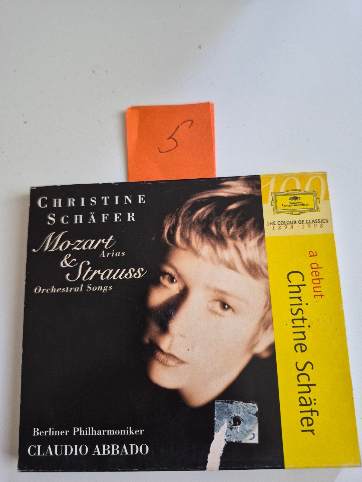 Christine Schäfer - Mozart & Strauss Arias CD, Gebruikt, Mozart, Ophalen of Verzenden, Inclusief boekje