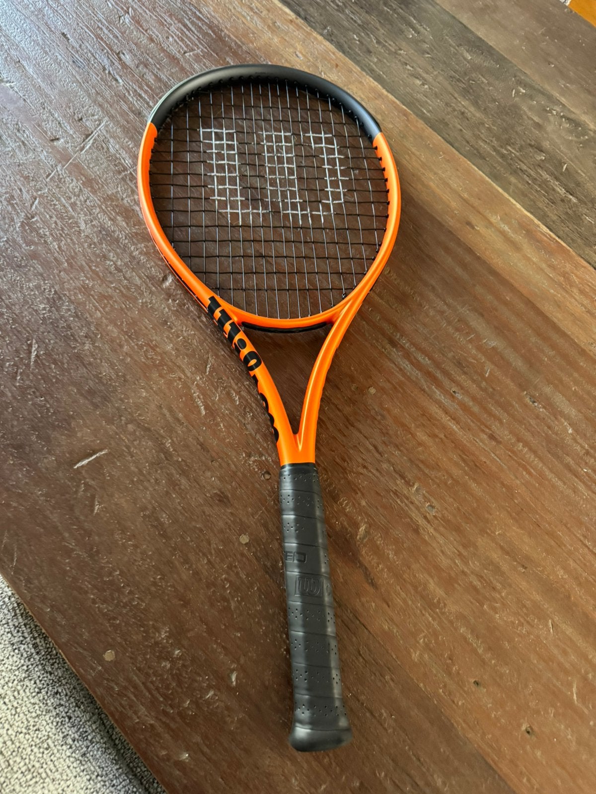 Wilson Burn 100s V6, Ophalen, Zo goed als nieuw, Racket, Wilson