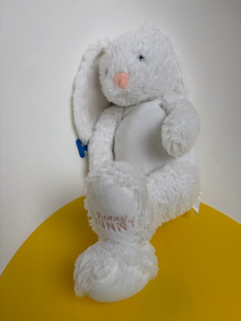 K2795 kruidvat Funny bunny konijn wit, Kinderen en Baby's, Ophalen of Verzenden, Zo goed als nieuw, Konijn