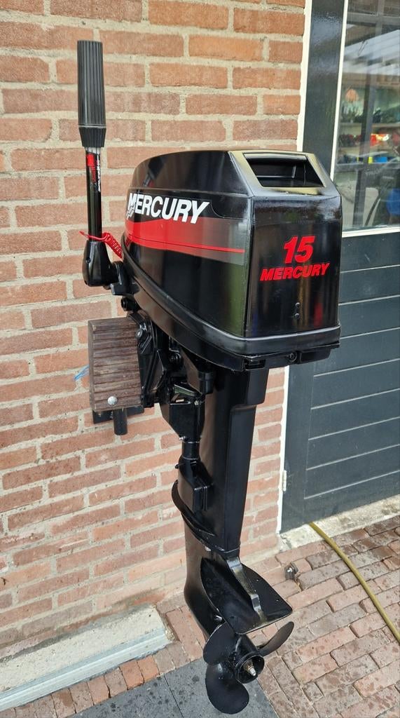Mercury 15pk kortstaart, Watersport en Boten, Buiten- en Binnenboordmotoren, Gebruikt, 5 tot 10 pk, Ophalen of Verzenden, Buitenboordmotor