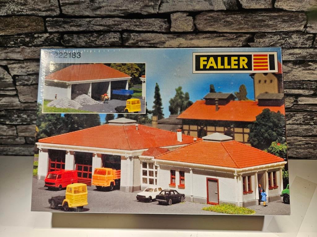 Faller bauhof gemeentewerf N spoor trein 1:160, Overige merken, Gelijkstroom of Wisselstroom, Brug, Tunnel of Gebouw, Nieuw