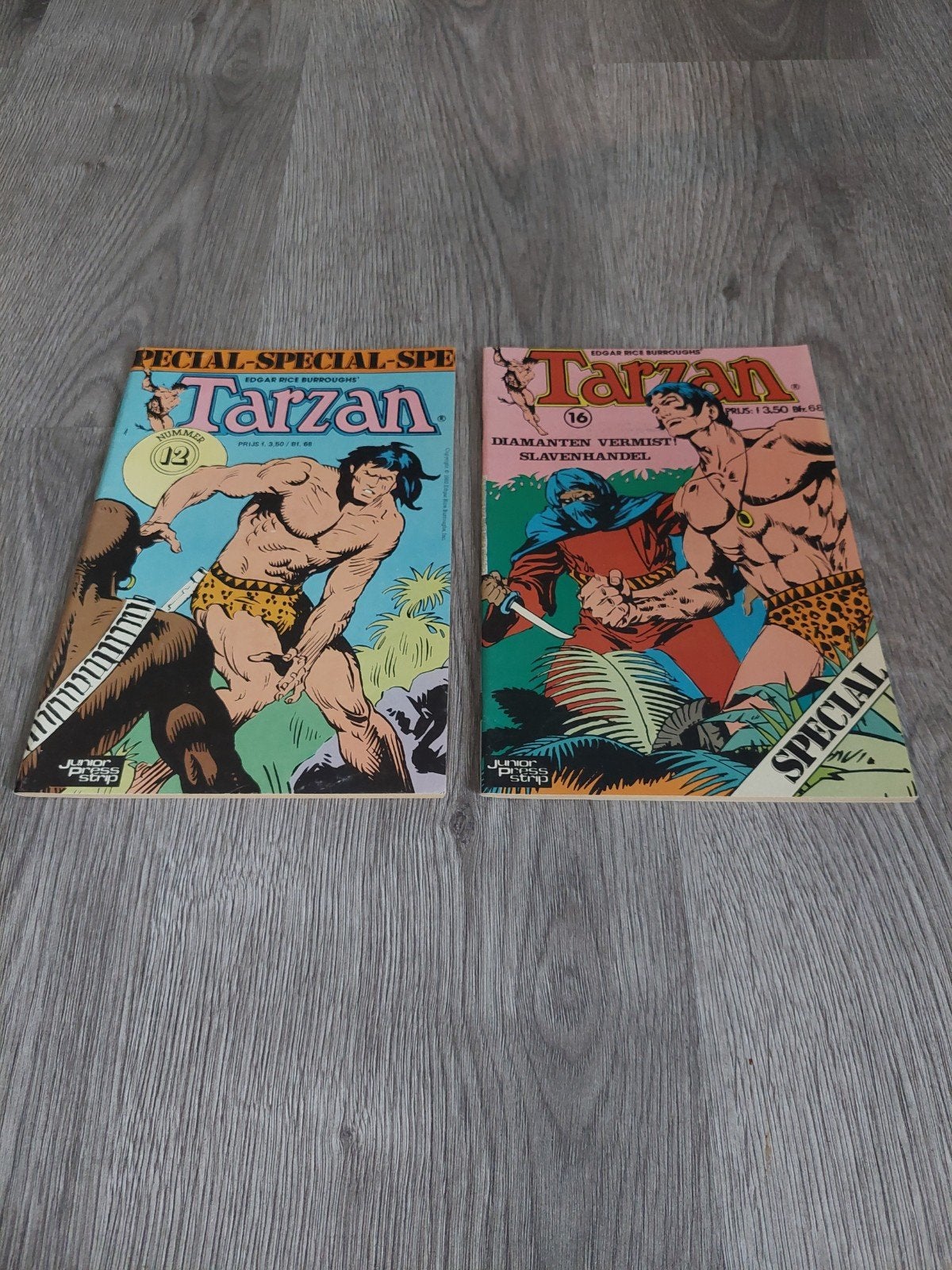 2x Vintage TARZAN comics 1982, Verzenden, Europa, Nieuw, Meerdere comics