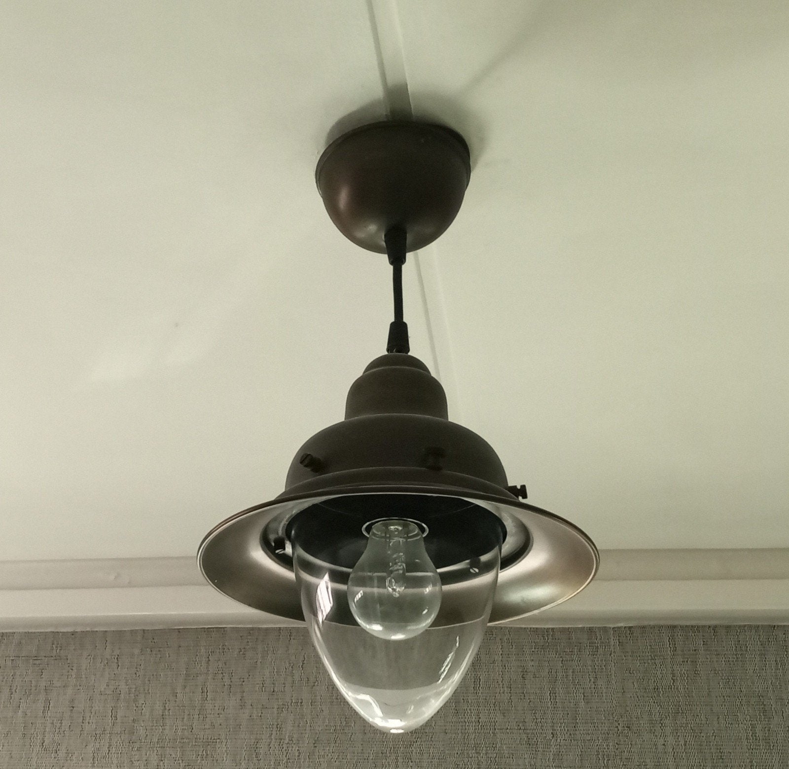 Schippers lamp, Ophalen, Gebruikt, Glas