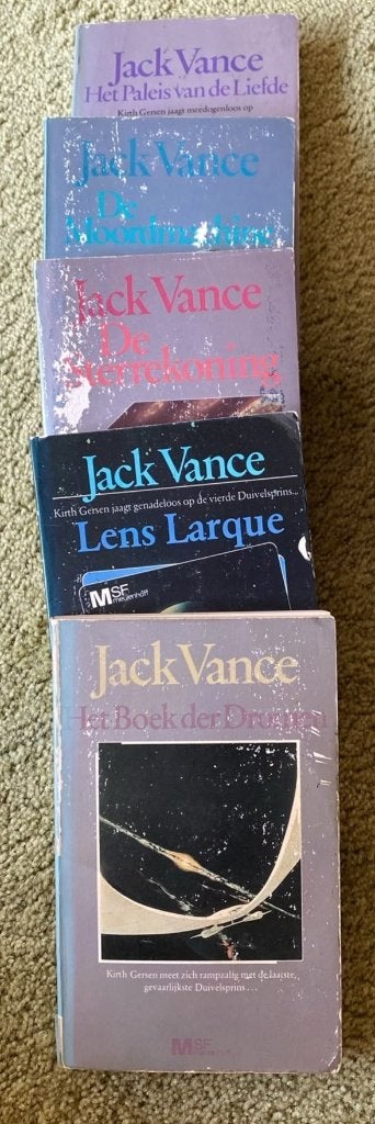 De duivelsprinsen collectie, Boeken, Ophalen of Verzenden, Zo goed als nieuw, Jack Vance