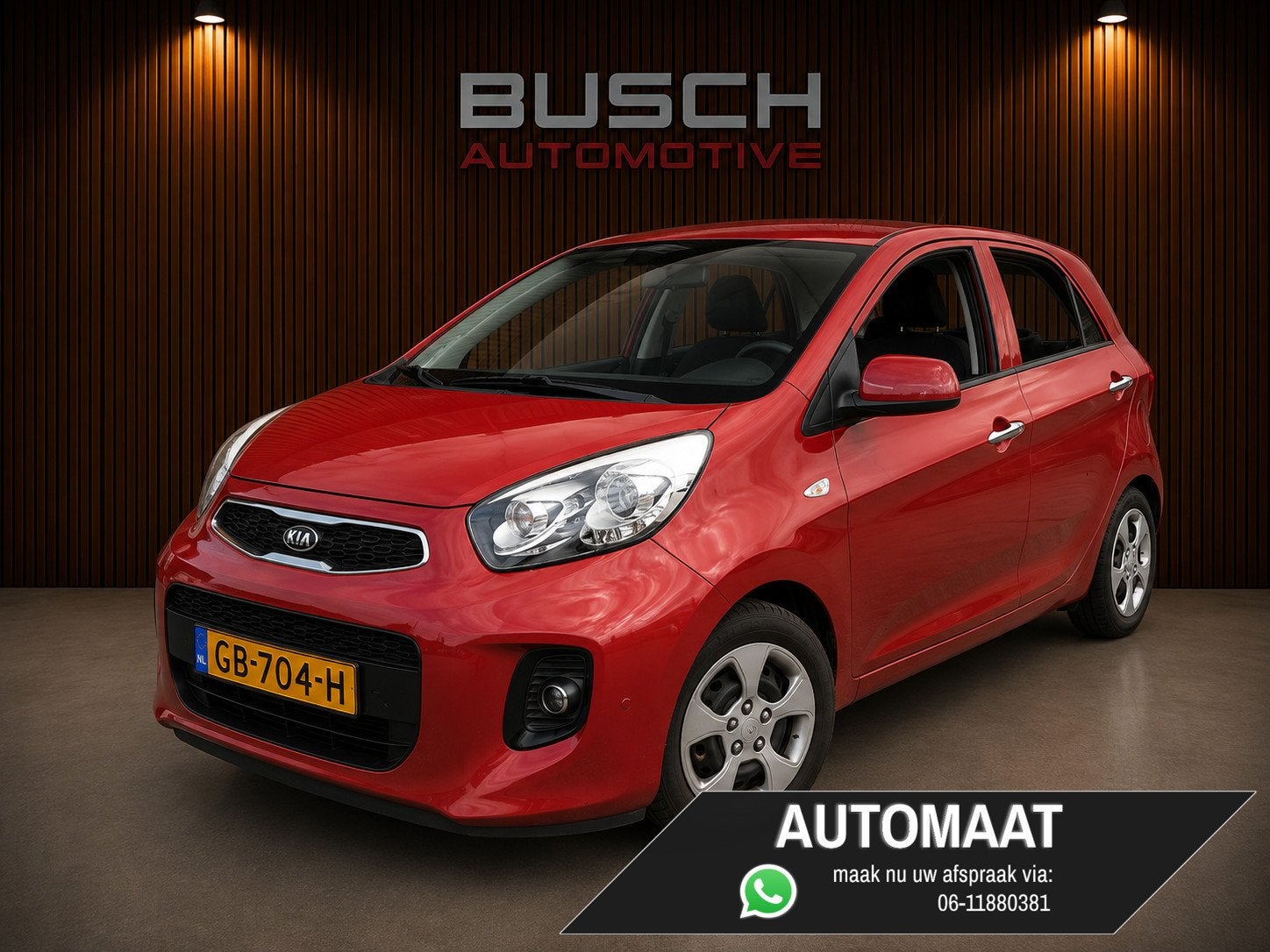 Kia Picanto 1.2 CVVT DynamicLine CLIMATE | PDC V+A | CRUISE, Auto's, Stof, Gebruikt, 31 €/maand, 4 cilinders