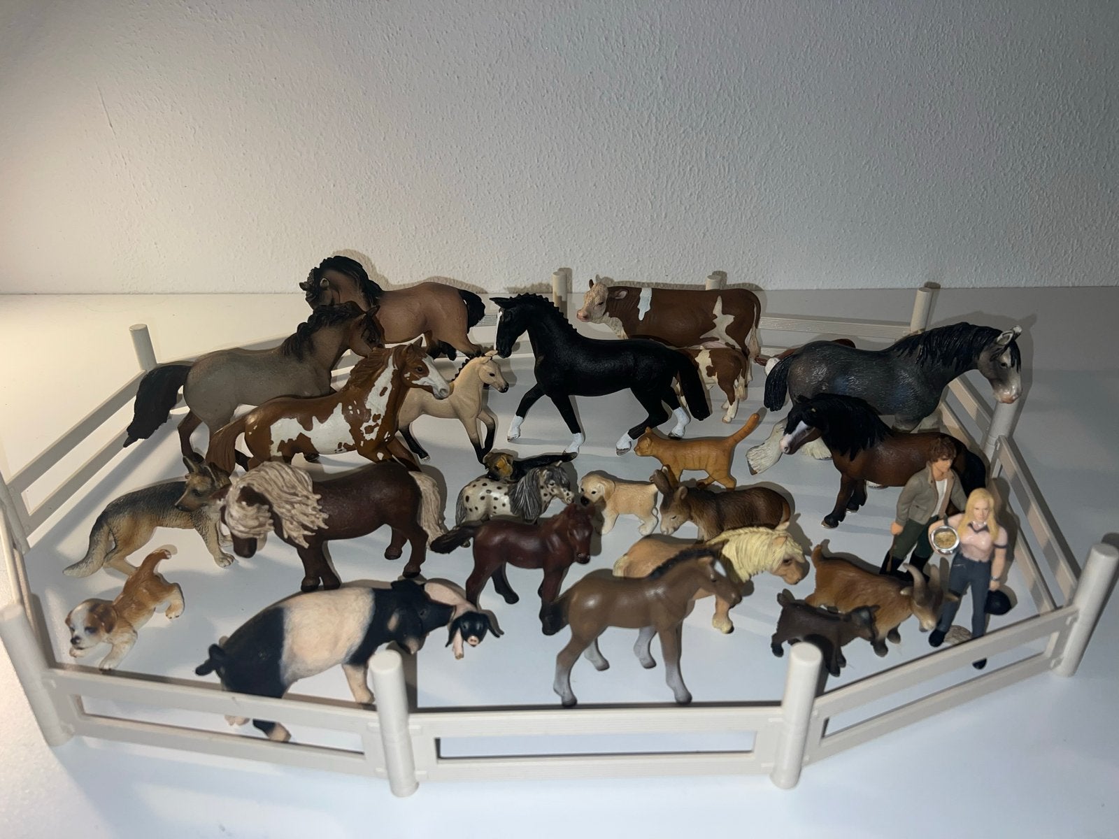 Schleich paarden en boerderij dieren collectie, Ophalen, Zo goed als nieuw, Jongen of Meisje