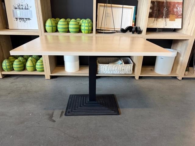 Kantinetafel / tafel/ eettafel 120x80xH77 cm, 1 stuk, Huis en Inrichting, Tafels | Eettafels, Gebruikt, 100 tot 150 cm, Metaal