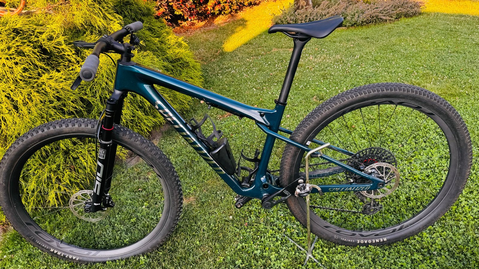 Specialized Epic WC pro Medium Deep Lake Metallic/Chrome, Hardtail, Heren, 49 tot 53 cm, Zo goed als nieuw