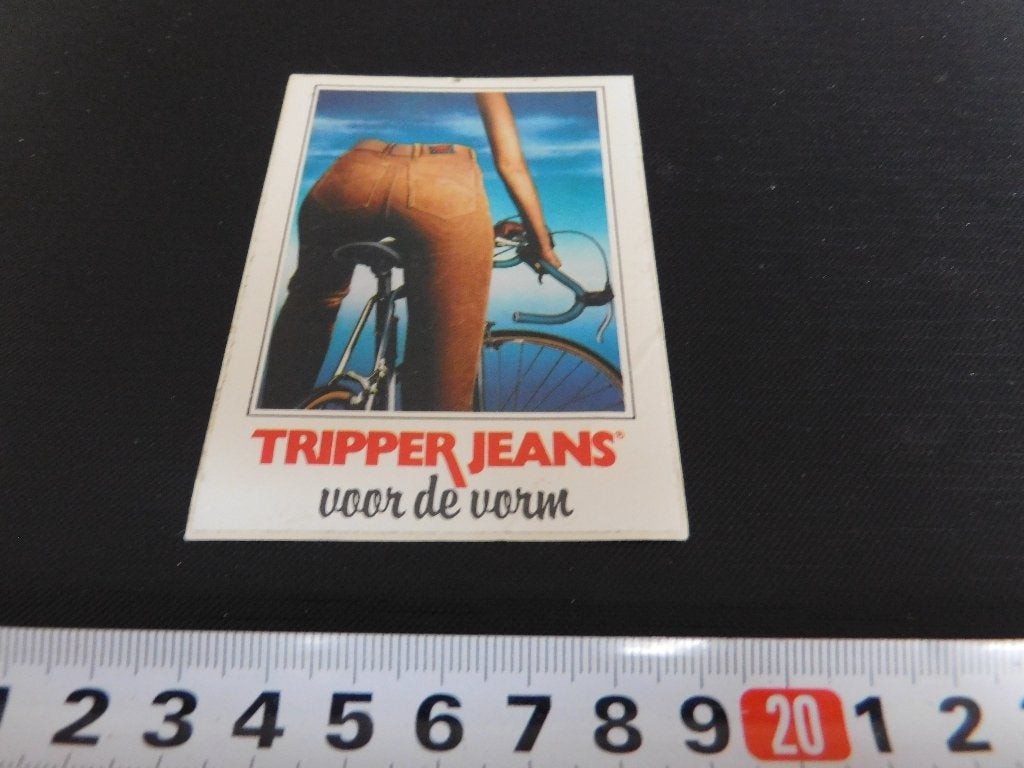 sticker tripper jeans voor de vorm - fiets ribbroek, Ophalen, Zo goed als nieuw