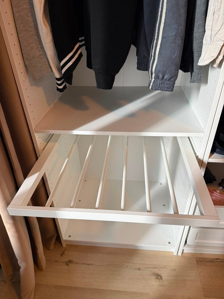 Ikea KOMPLEMENT uitschuifbare broekhanger 75x58 cm, Huis en Inrichting, Kasten | Kledingkasten, Ophalen, 50 tot 100 cm, Zo goed als nieuw