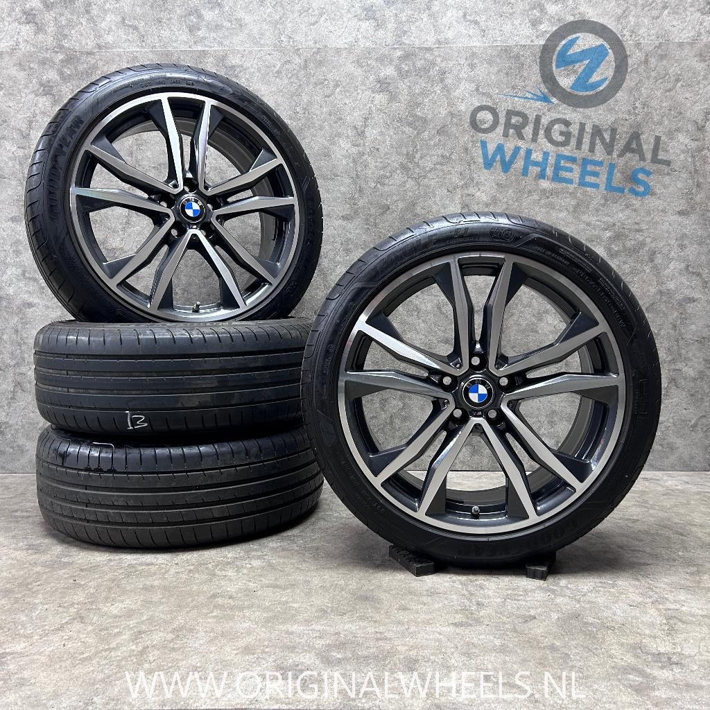 19 inch originele M velgen + zomerbanden BMW X1 X2 715, 19 inch, Gebruikt, Banden en Velgen, Ophalen of Verzenden