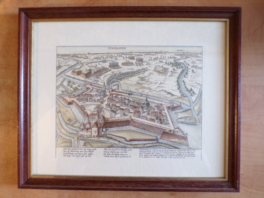 facsimile vestingstad Eindhoven 1583 door Frans Hogenberg, Boeken, Gelezen, Voor 1800, Overige typen, Frans Hogenberg