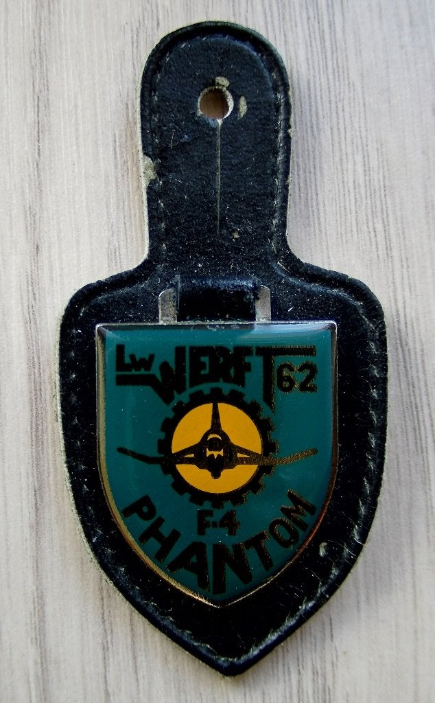 Borstzakhanger Lw Werft 62 Fliegerhorst Jever F-4 Phantom, Verzenden, Luchtmacht, Duitsland, Embleem of Badge