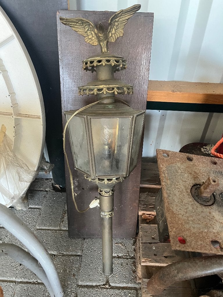 Antieke koetslantaarn / lamp, Ophalen