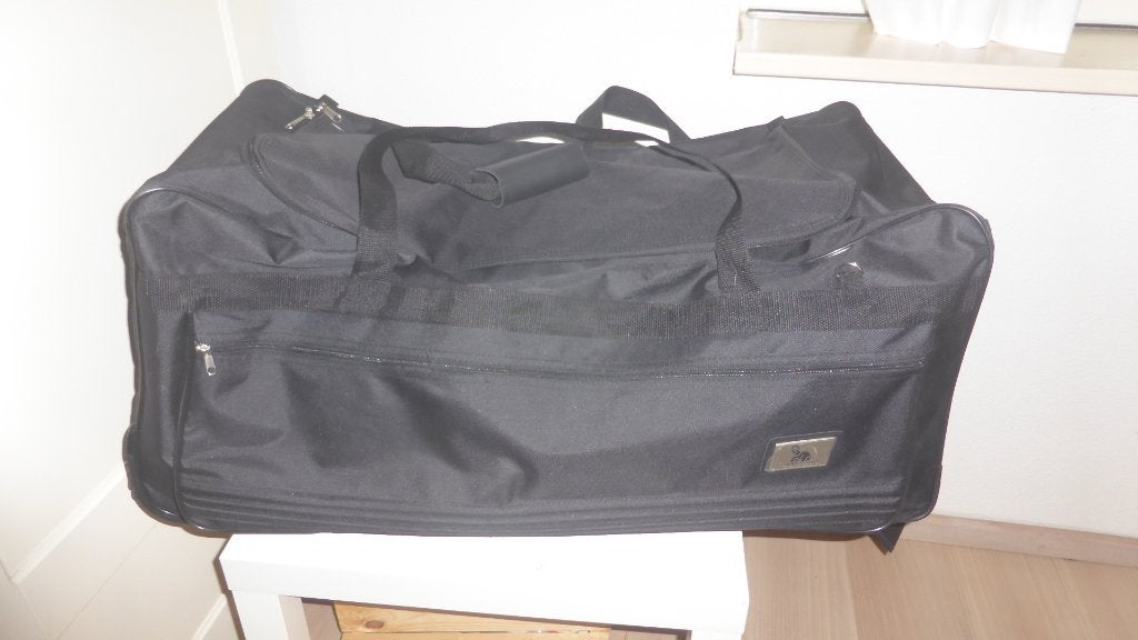 reistas zo goed als nieuw, Uitschuifbare handgreep, 30 cm of meer, Zwart, Zo goed als nieuw