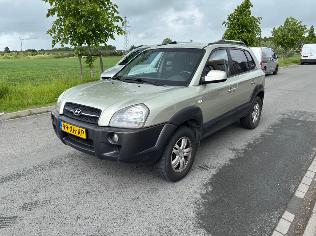 Hyundai Tucson 2.0 I 2WD 2007 Grijs Airco/Trekhaak!, Auto's, Hyundai, 4 cilinders, Origineel Nederlands, Handgeschakeld, Tucson