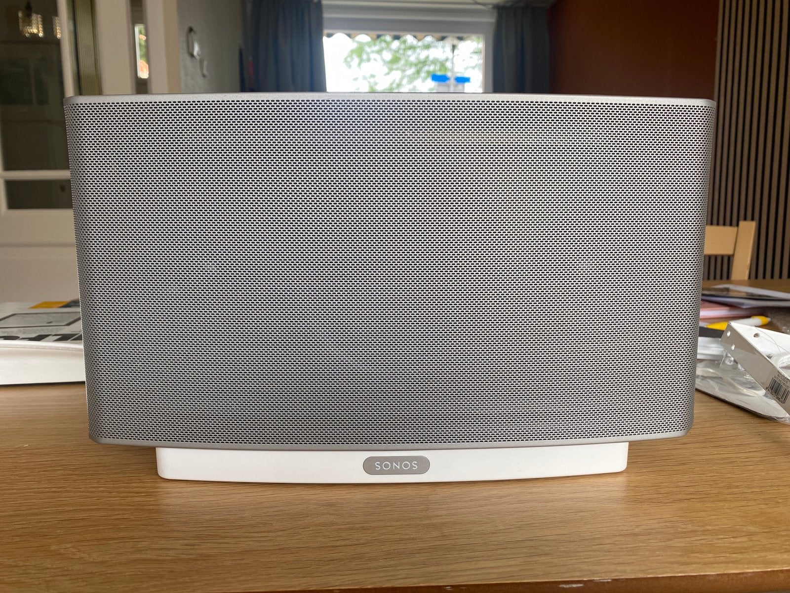 Grote Sonos box wit - play 5, Gebruikt, Ophalen of Verzenden, Sonos, Center speaker