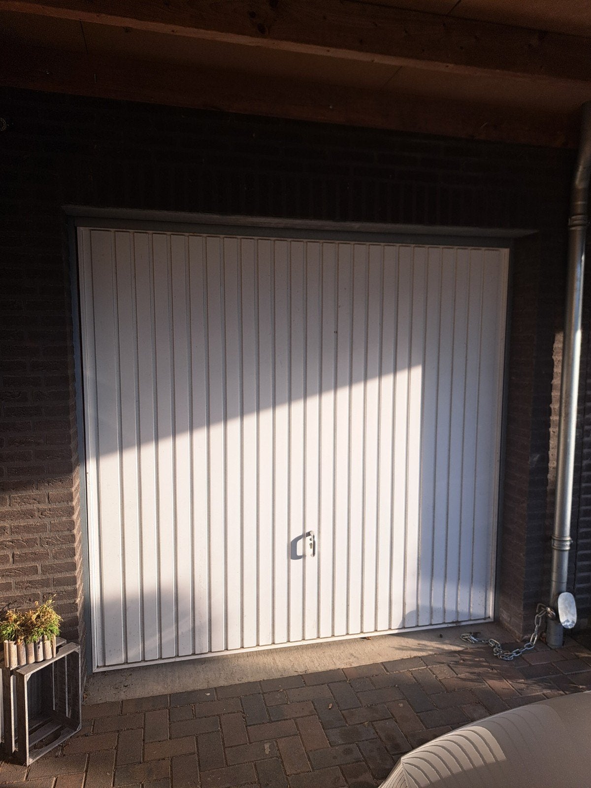 Garageklep kanteldeur, Ophalen