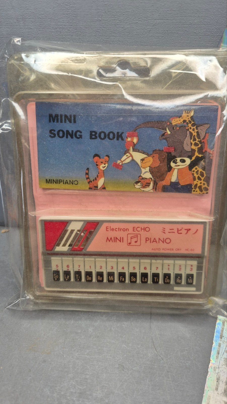 Vintage Mini Piano met Song Book - Electron ECHO, Ophalen of Verzenden, Nieuw, Overige typen, Met geluid