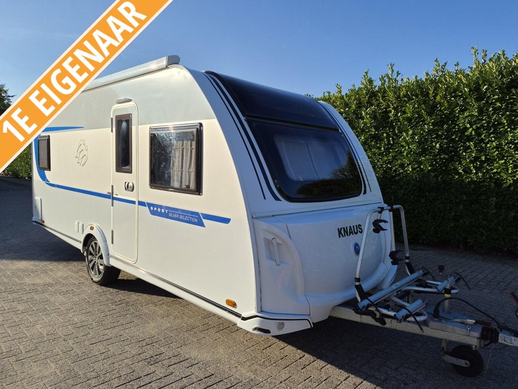 Knaus Sport Silver Selection 500 FU Dakluifel Mover Dakairco, Rondzit, Bedrijf, Fietsenrek, Knaus
