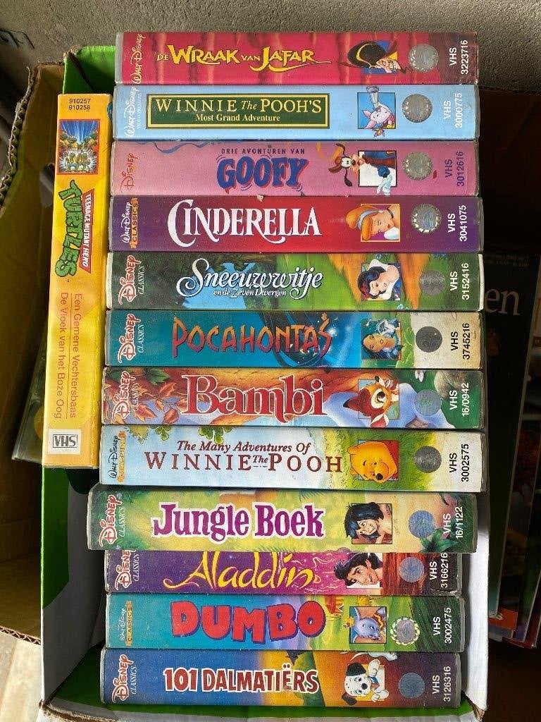 Disney VHS-banden, Cd's en Dvd's, VHS | Kinderen en Jeugd, Ophalen, Gebruikt, Tekenfilm, Alle leeftijden