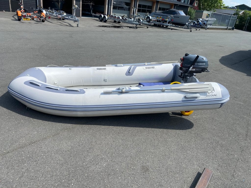 Zodiac cadet 350 Aero met 6 pk Yamaha, Watersport en Boten, Rubberboten, Ophalen, Airdeck, Gebruikt, Inclusief motor