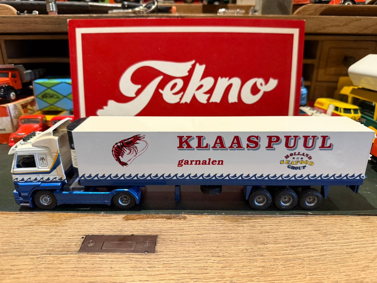 TEKNO SCANIA 143 STREAMLINE KLAAS PUUL, Ophalen of Verzenden, Zo goed als nieuw, Bus of Vrachtwagen, Tekno