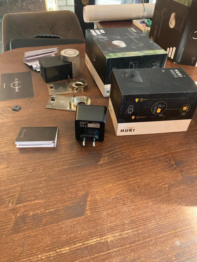 Nuki Smart Lock 2.0 & Nuki Bridge - Complete Set, Ophalen of Verzenden