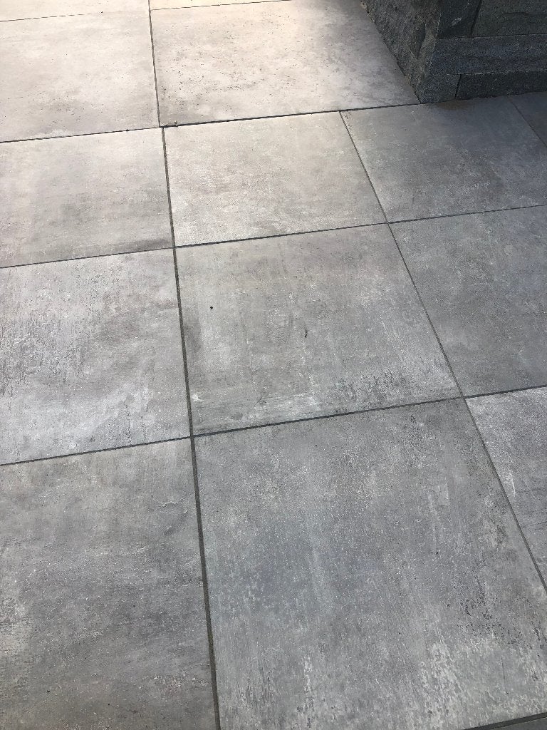 keramische terrastegels cult grey 60x60x2 cm actie opruiming, Keramiek, Nieuw, Ophalen of Verzenden, 10 m² of meer