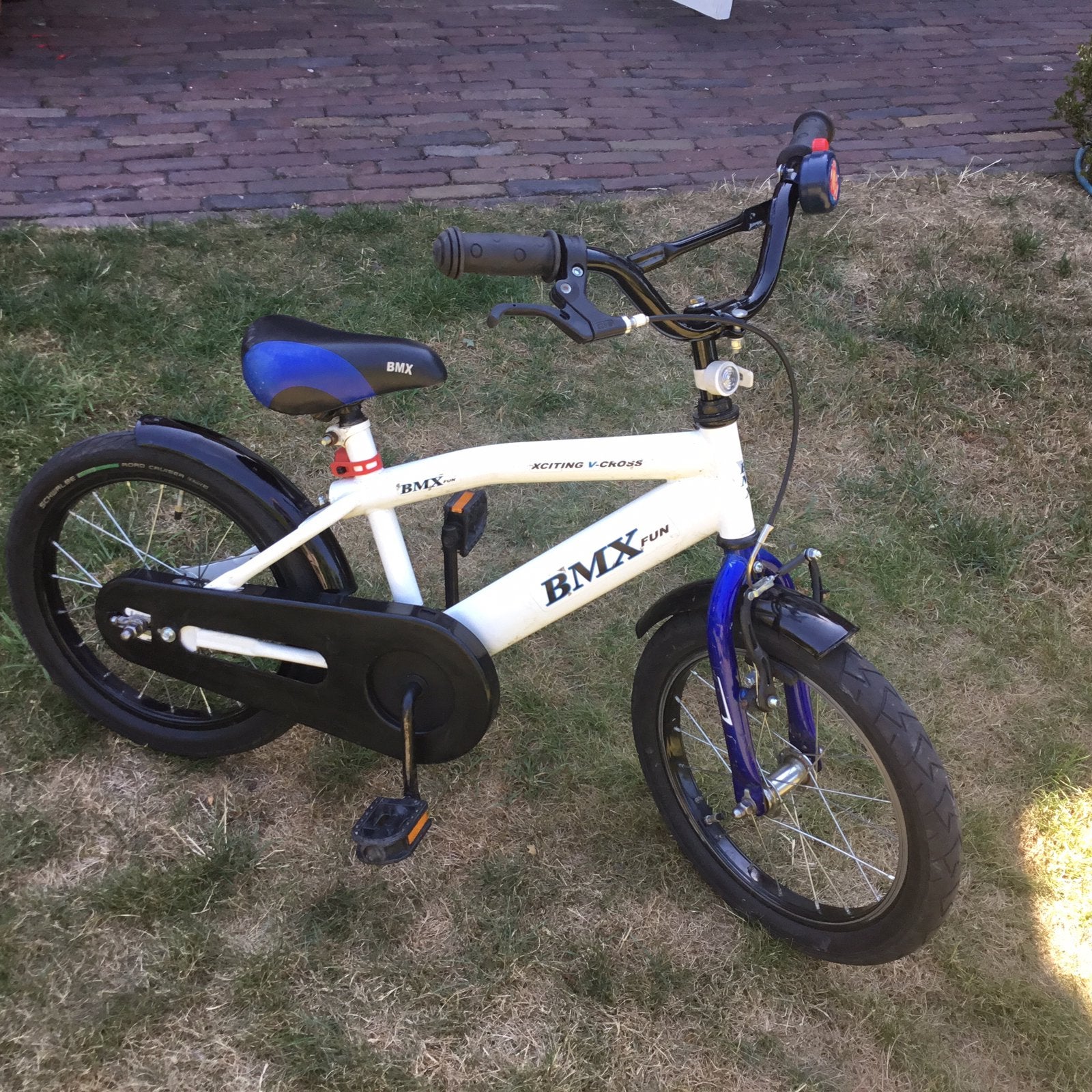 Kinderfiets bmx, Fietsen en Brommers, Fietsen | Crossfietsen en BMX, Ophalen, Gebruikt, Staal, 16 tot 20 inch