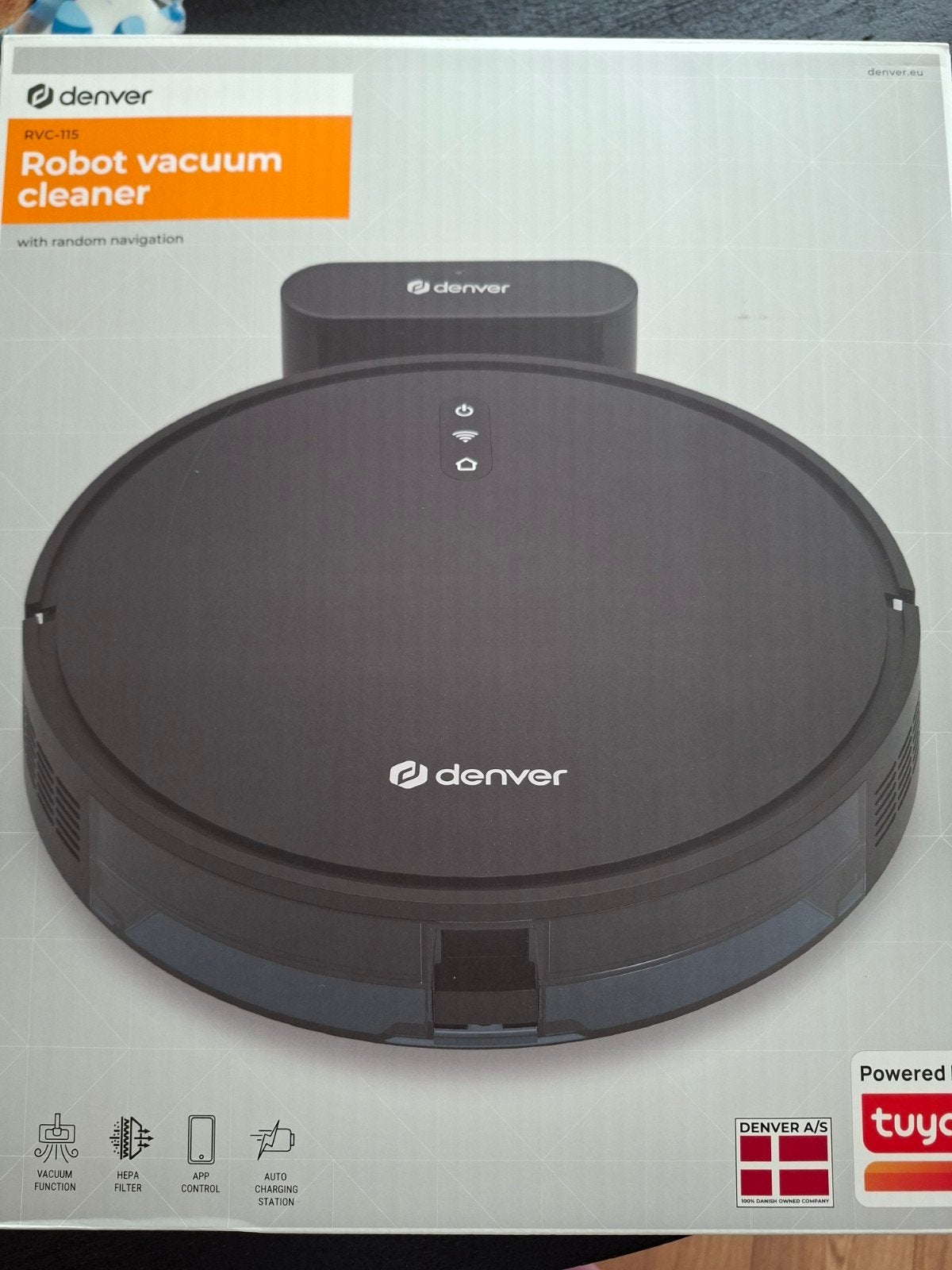Denver RVC-115 Robotstofzuiger - Nieuw in doos, Overige merken, Nieuw, Ophalen of Verzenden, Robotstofzuiger