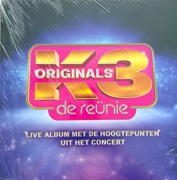 K3 Originals De Reünie Live Album Vinyl gekleurd Geseald, LP, Geseald, 12 inch, Nieuw in verpakking