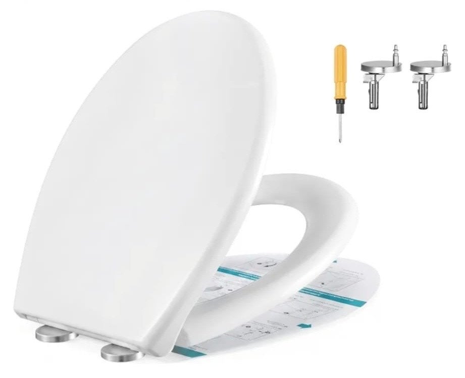 SONGMICS Toiletbril met soft-close en snelsluiting, Songmics, Nieuw, Toilet, Ophalen of Verzenden