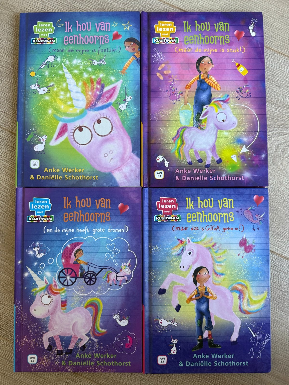 4x (nieuw!) Ik hou van eenhoorns boeken AVI E3- Anke Werker, Ophalen of Verzenden, Zo goed als nieuw, Fictie algemeen