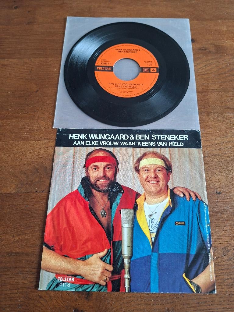 Henk wijngaard & Ben steneker telstar 4118, Ophalen of Verzenden, Gebruikt, Overige formaten, Levenslied of Smartlap