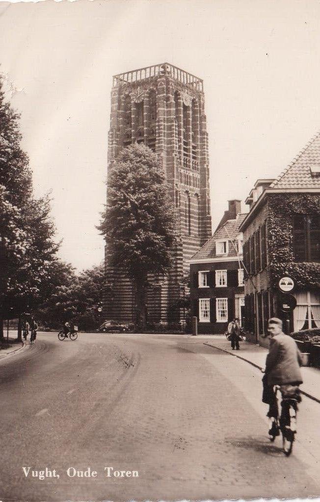 Vught oude toren, Verzamelen, Ophalen of Verzenden, 1940 tot 1960, Gelopen, Noord-Brabant
