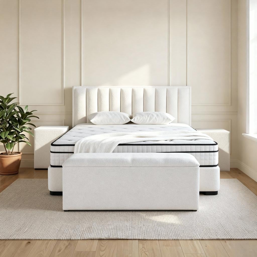 Boxsprings Bed Opberg bed v.a. €795, Ophalen, Overige kleuren, Modern Hotel, Overige maten