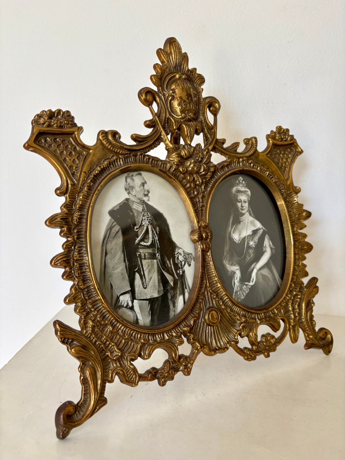 Fotolijst keizer Wilhelm II in gardetenue, Verzamelen, Militaria | Algemeen, Ophalen, Landmacht, Duitsland
