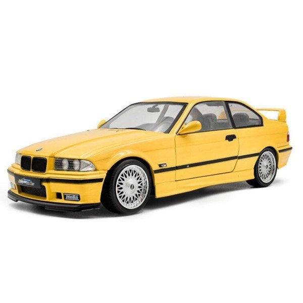 BMW M3 (E36) Coupe 1991 Geel Schaal 1/18 Solido, Hobby en Vrije tijd, Modelauto's | 1:18, Solido, Auto, Solido, Nieuw