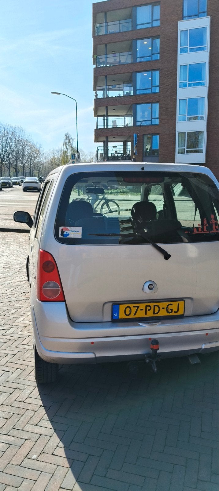Opel Agila 1.2 I 16V 2004 Grijs, Auto's, Voorwielaandrijving, Origineel Nederlands, Handgeschakeld, Particulier