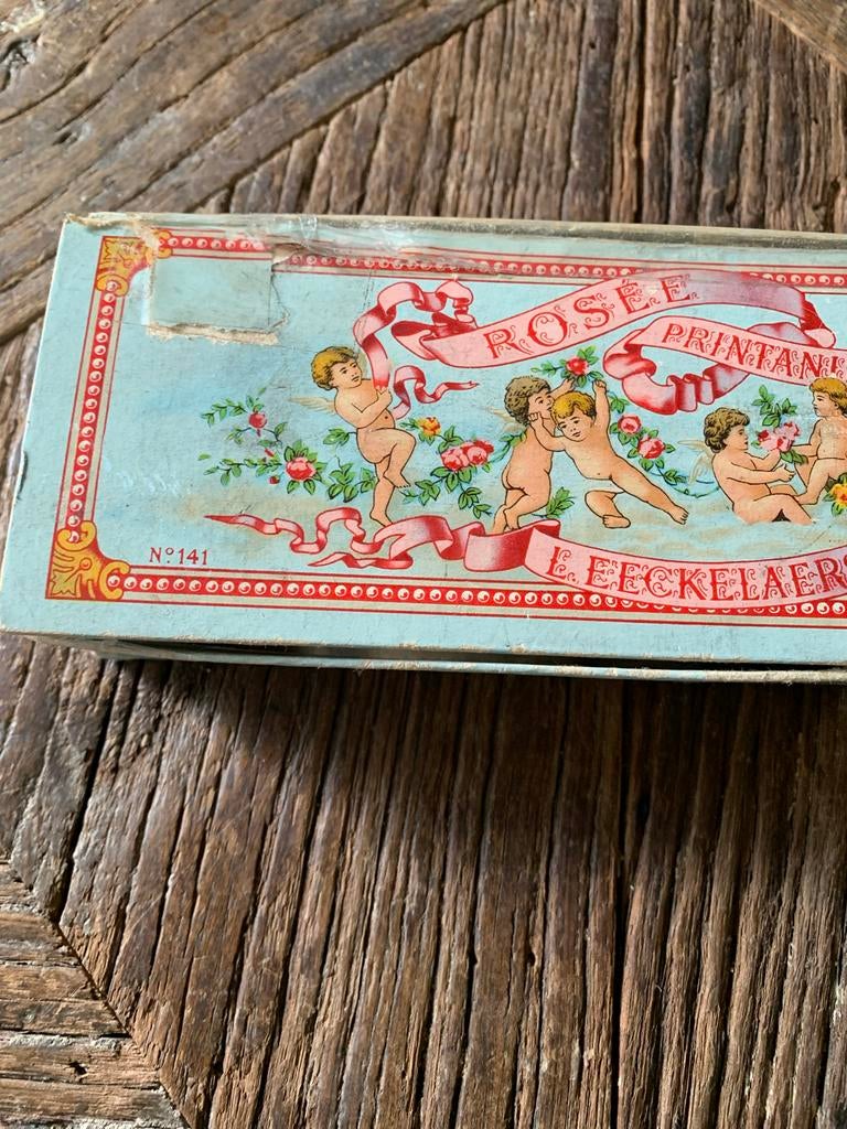 Antieke Brocante Toonbank Zeepdoos - Rosée Printanière, Antiek en Kunst, Curiosa en Brocante, Ophalen of Verzenden
